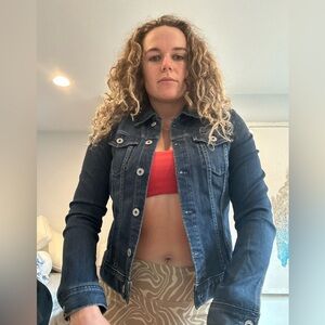 AG Adriano Goldschmied Blue Denim Jacket